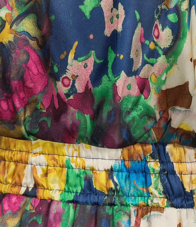 Leslie fay floral maxi dress clearance