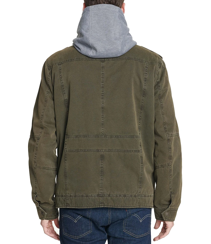Levi's® Twill Hooded Military Trucker Jacket | Liberty Center