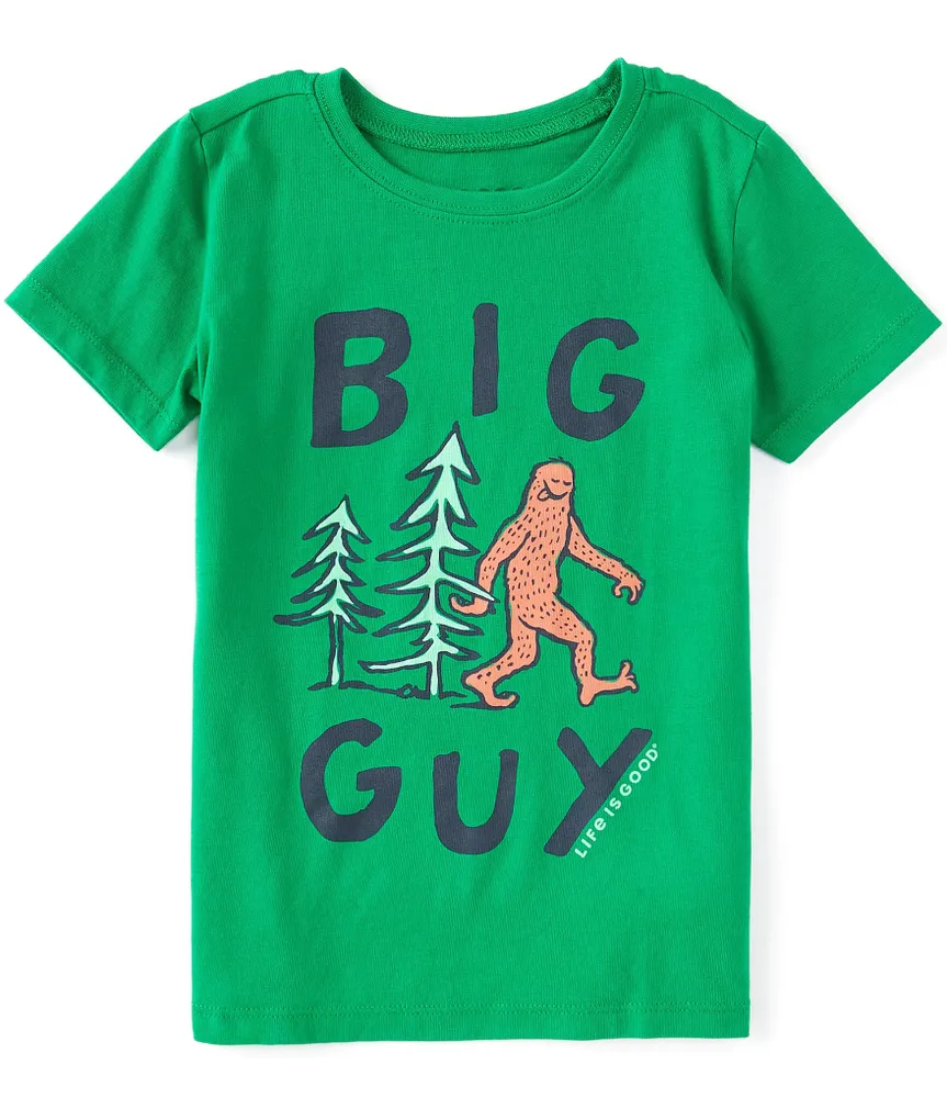 Life Is Good Little Boys 2T-4T Short Sleeve Big Guy Crusher T