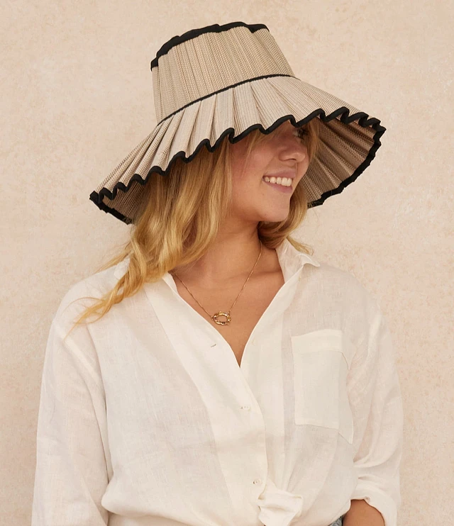 Lorna Murray Antibes Capri Maxi Pleated Sun Hat