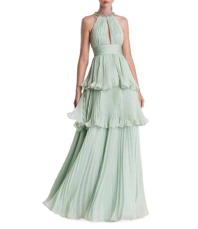 【Mac Duggal】Cut Out Asymmetrical Ruffled Gown 関税送料込 Mac Duggal ONE SLEEVE CUT OUT ASYMMETRICAL RUFFLED GOWN NEW