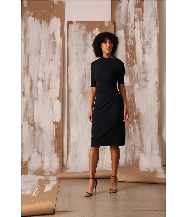 Maggy london asymmetrical sheath dress on sale