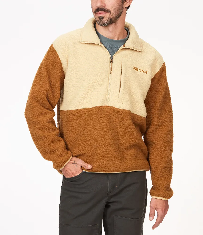 Ae colorblock half zip sweatshirt best sale