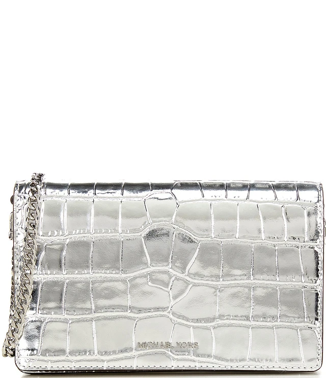 Michael Kors Jet Set Medium Crocodile Embossed Leather