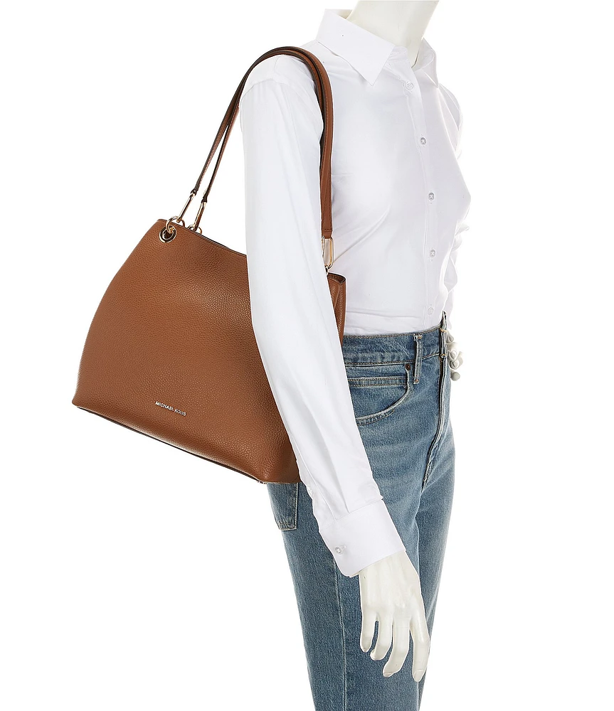 Michael Kors Kensington Large Pebbled Leather Shoulder Tote Bag at