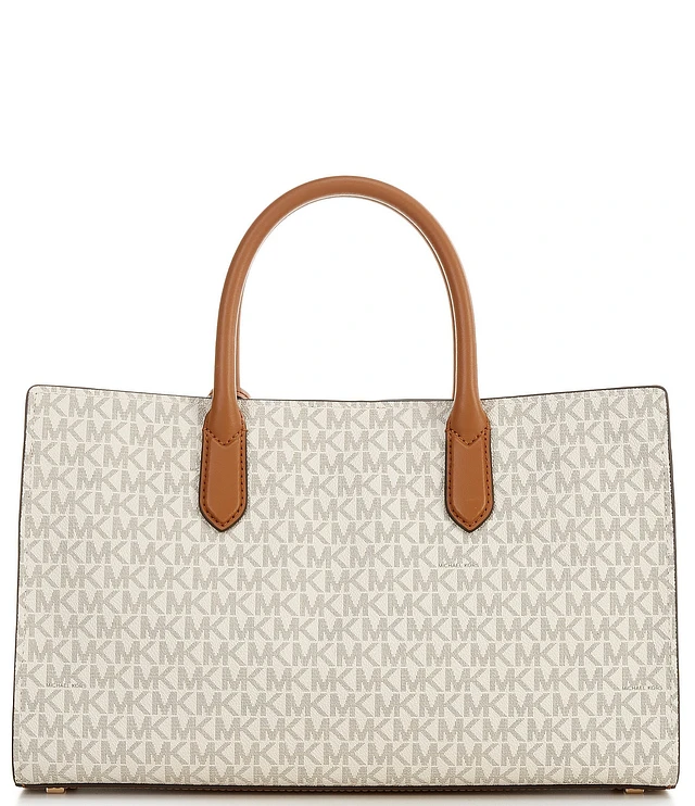 Michael Kors Box Signature Logo Silver Hardware Medium