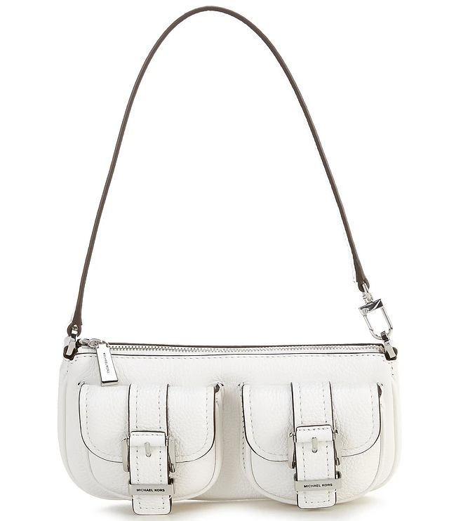 Michael Kors Zoe Small Buckled Dual Pocket Shoulder Bag | Liberty