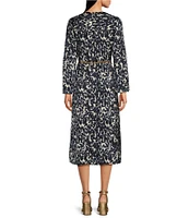 ワンピース MICHAEL MICHAEL KORS MIDI DRESS MICHAEL MICHAEL KORS Women's Midi Ruffle Wrap Dress - Black