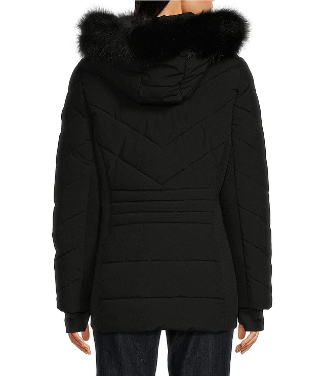 Michael michael kors removable hood zip front coat outlet