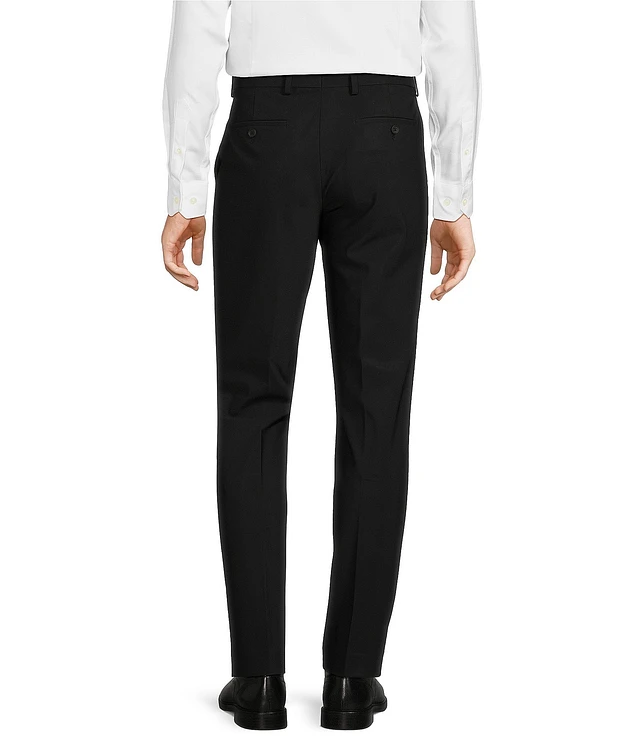 【et.UNiVER】separated pants combination Center Seam Front Slit Ankle Pant - Black – Clara Sunwoo