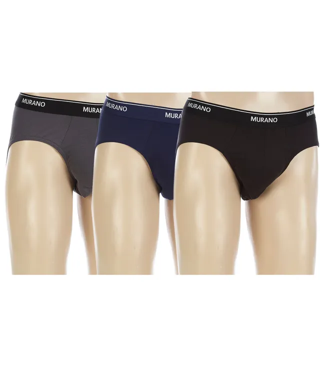 Murano Solid 3 Pack Cotton Low Rise Briefs Hamilton Place