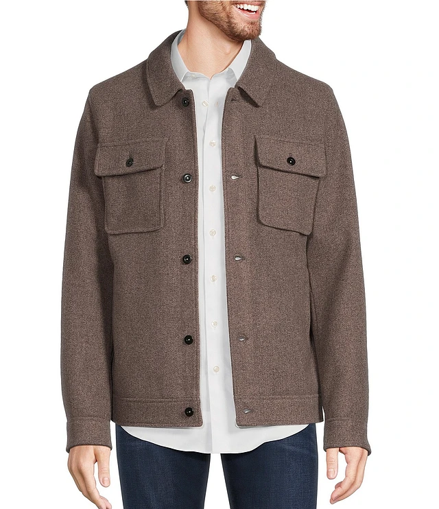 Murano Stretch Shirt Jacket | The Shops at Willow Bend