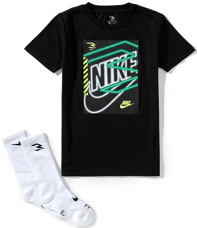 Nike 3BRAND by Russell Wilson Big Boys Short Sleeve 3X3 Graphic T