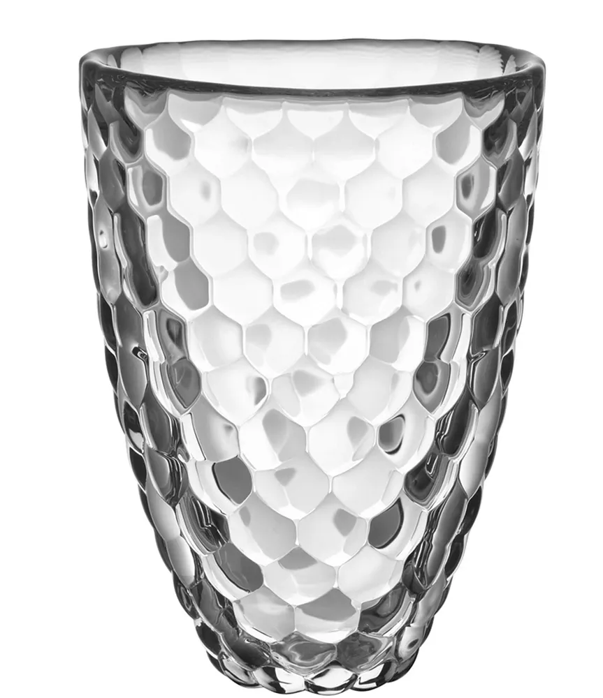 Orrefors Raspberry Crystal Vase | Hamilton Place