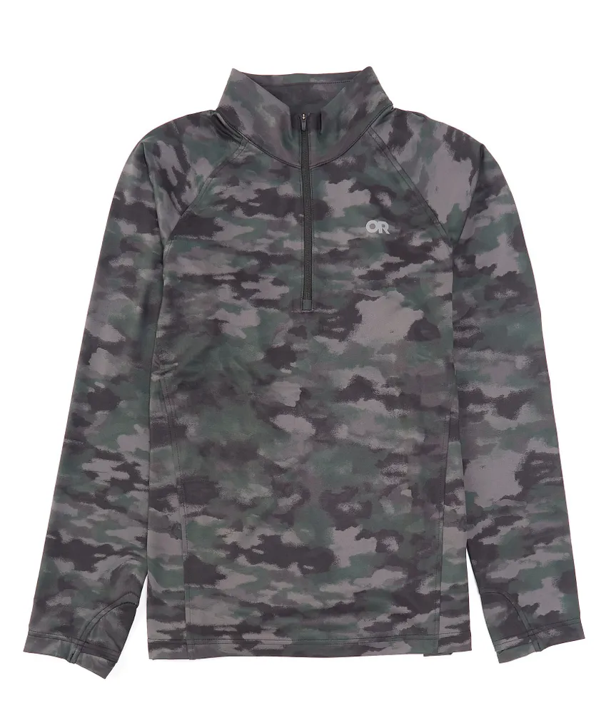 Outdoor Research Performance Stretch Baritone Camo Quarter Zip