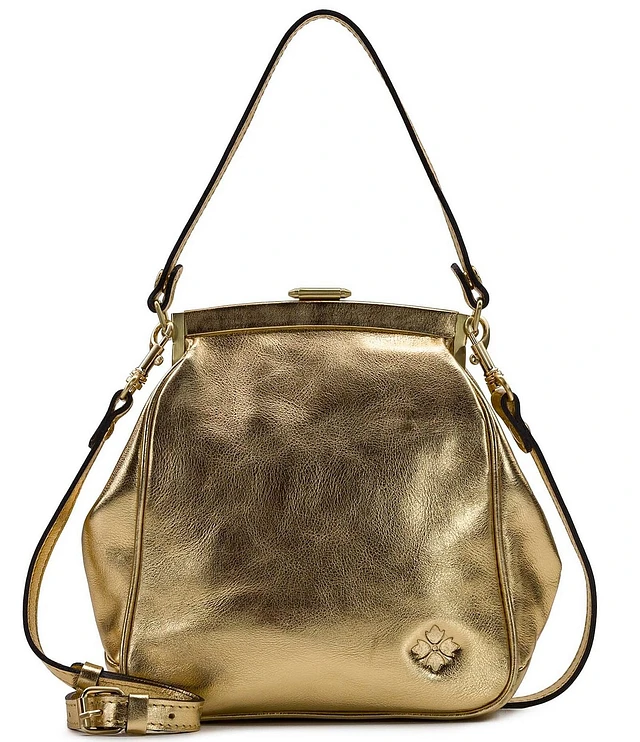 Patricia Nash Kommos Frame Crossbody Greek Gold | Liberty Center