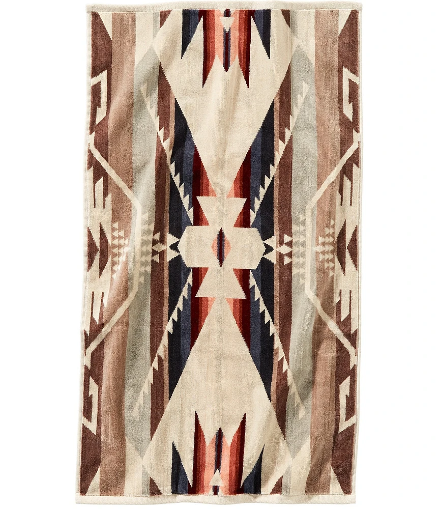 Pendleton White Sands Iconic Jacquard Southwestern Pattern Bath