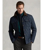 Quilted polo jacket online