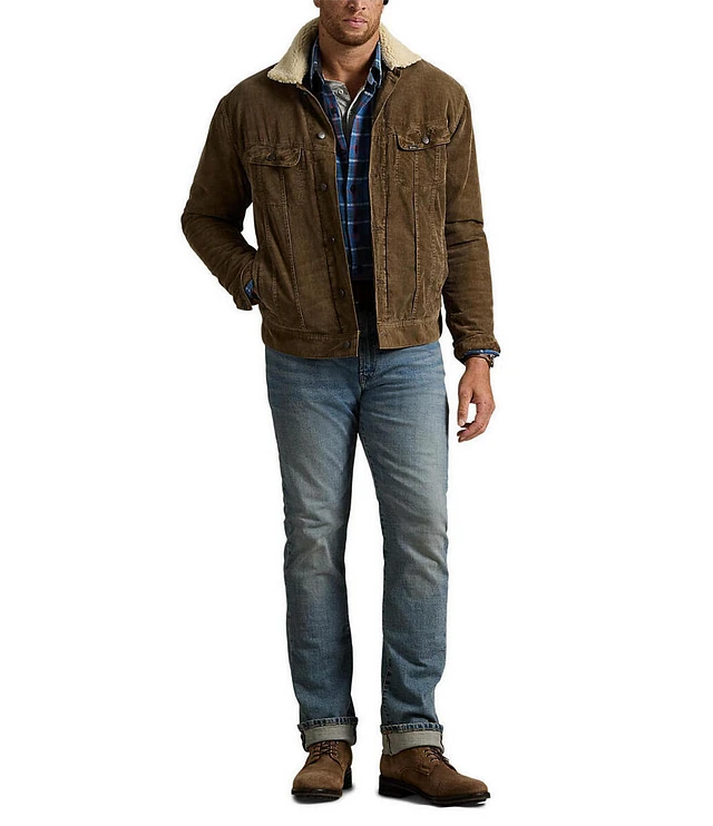 Polo Ralph Lauren Big & Tall Fleece-Lined Corduroy Trucker