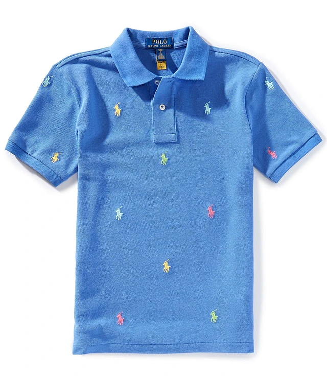 Polo Pony Cotton Mesh Polo Shortall