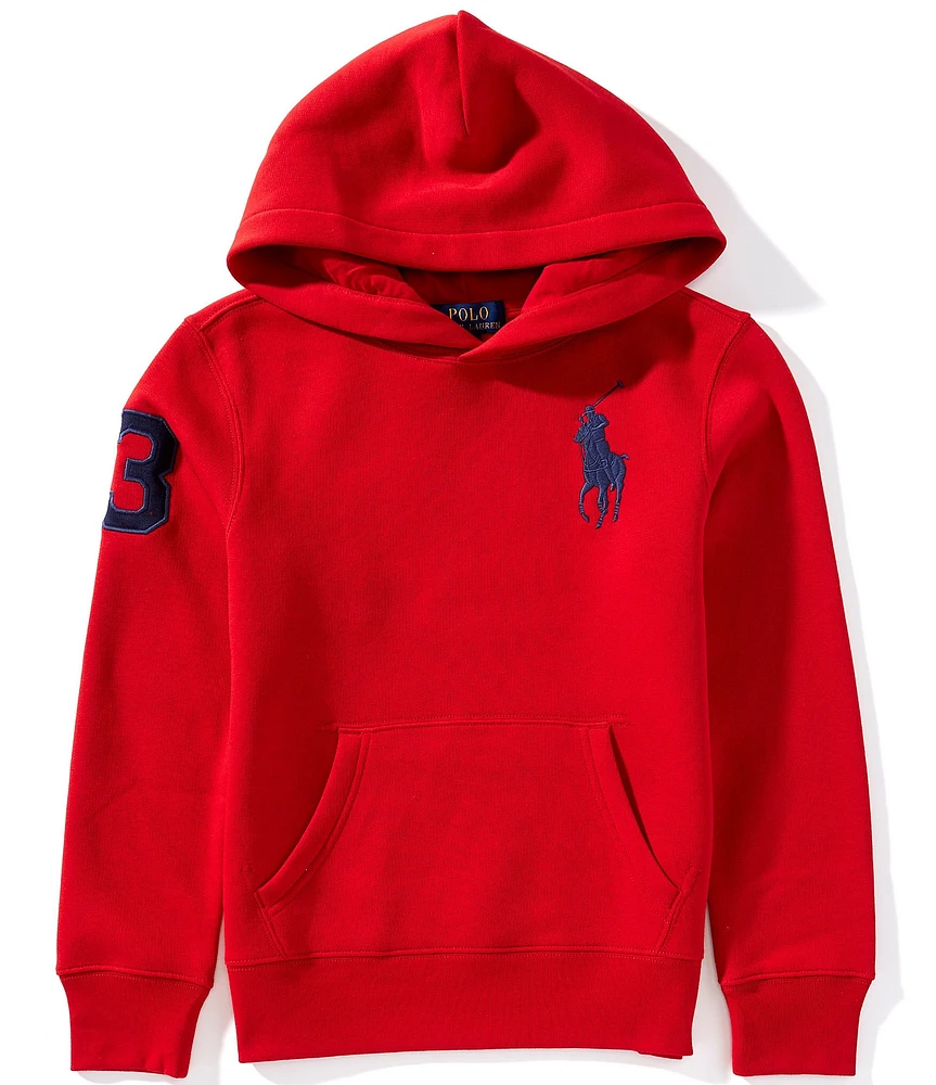 Polo Ralph Lauren Big Boys Long-Sleeve Big Pony Fleece Hoodie at