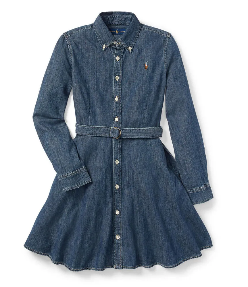 Lauren ralph lauren denim shirt dress best sale