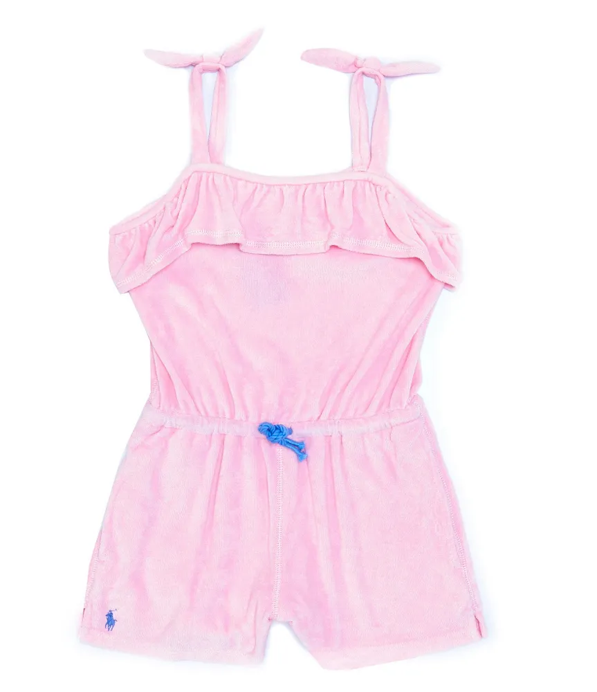 Girls terry hot sale romper