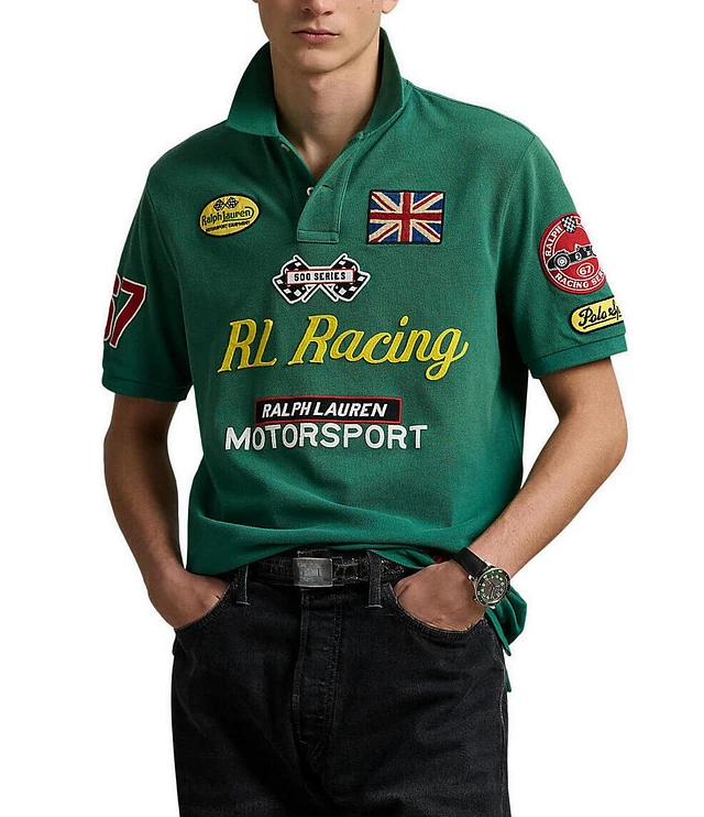 トップス Polo by Ralph Lauren RL Racing Polo Ralph Lauren Classic Fit RL Racing Mesh Short Sleeve Polo