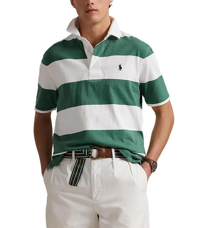 Polo Ralph Lauren Classic Fit Short Sleeve Rugby Shirt at