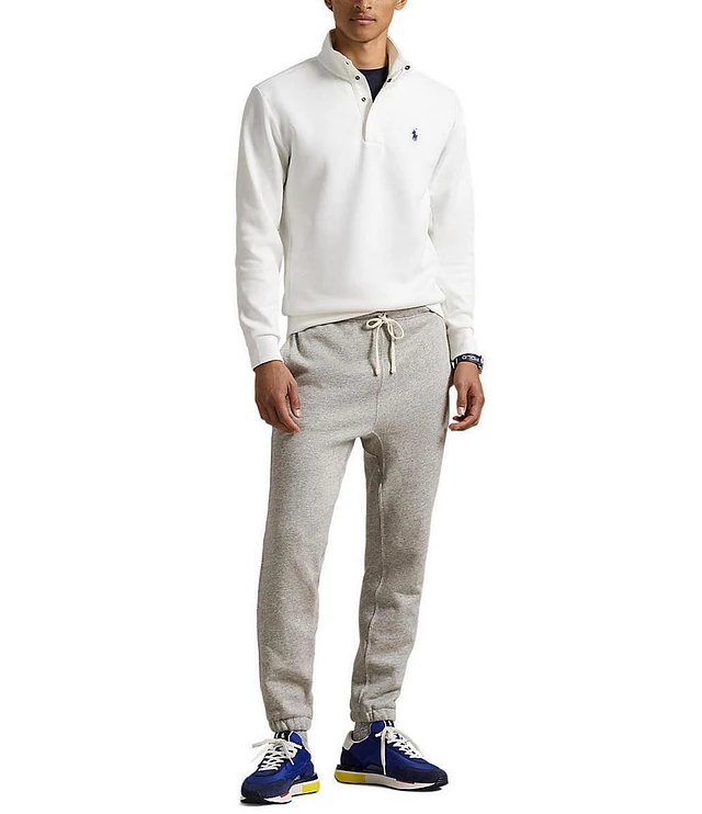 Polo Ralph Lauren Double-Knit Quarter Snap Pullover | The