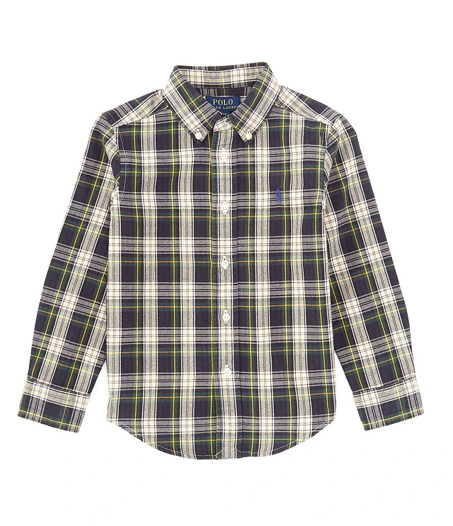 Tシャツ・カットソー Ralph Lauren Short Shirt in Plaid Cotton (211959816 001) 00000000_zi_384d41ad-428a-4d25