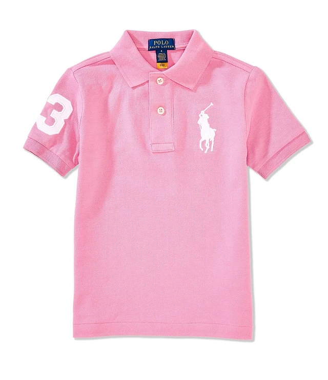 ★ralph★ Cotton Mesh Long-Sleeve Polo Shirt | Ralph Lauren