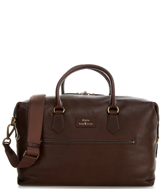 Polo Ralph Lauren Heritage Leather Messenger Bag | Liberty Center