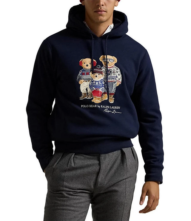 Polo Ralph Lauren Polo Bear Family Fleece Hoodie | Liberty Polo Ralph Lauren Polo Bear Family Fleece Hoodie | Liberty