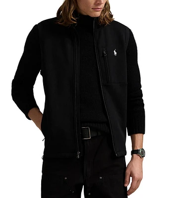 Polo Ralph Lauren Dogtooth Estate Rib Full-Zip Vest at Hamilton