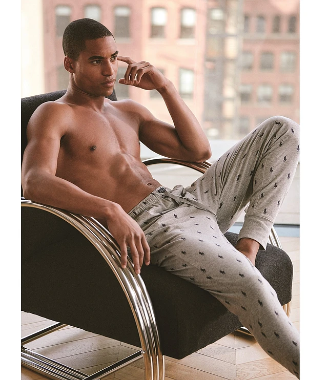 Ralph lauren pony print joggers clearance
