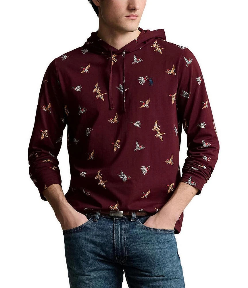 Ralph lauren long sleeve hooded t shirt best sale