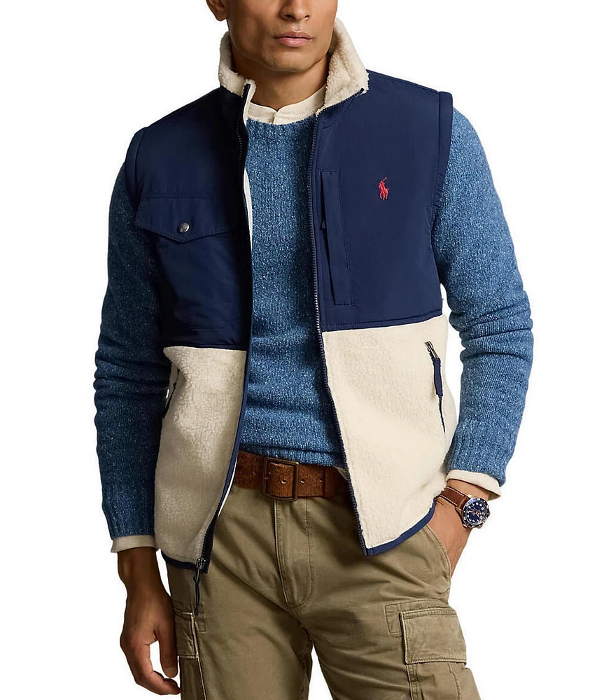 Polo ralph lauren fleece vest online