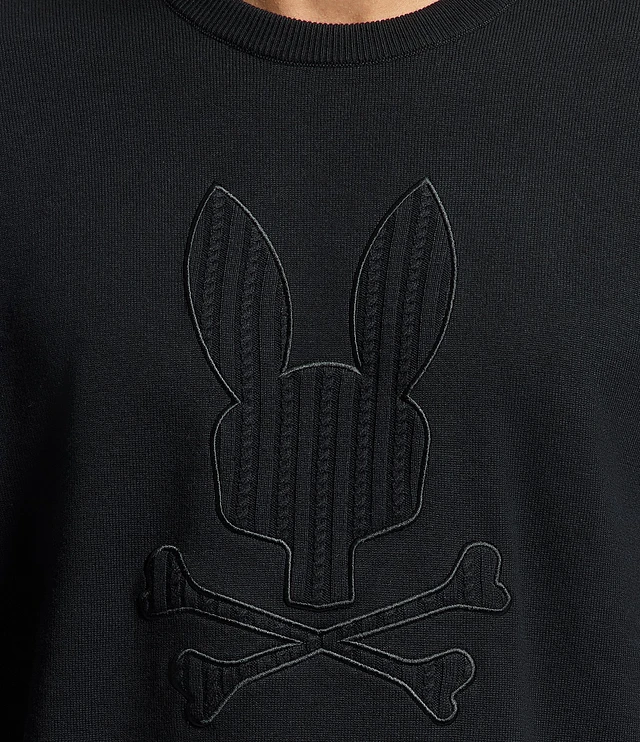 Psycho Bunny Hillrose Baby Cable Logo Sweater | Liberty Center Psycho Bunny Hillrose Baby Cable Logo Sweater | Liberty Center