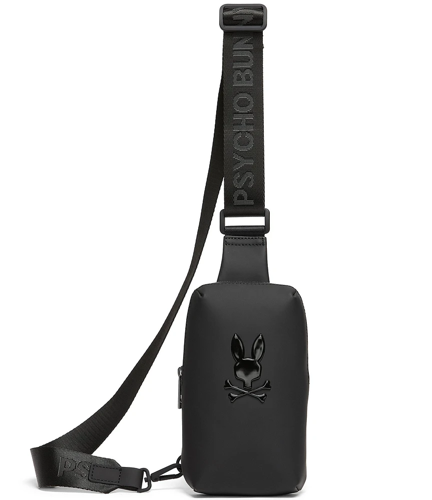 Psycho Bunny Rubberized Crossbody Bag at Hamilton Place in Psycho Bunny Rubberized Crossbody Bag at Hamilton Place in