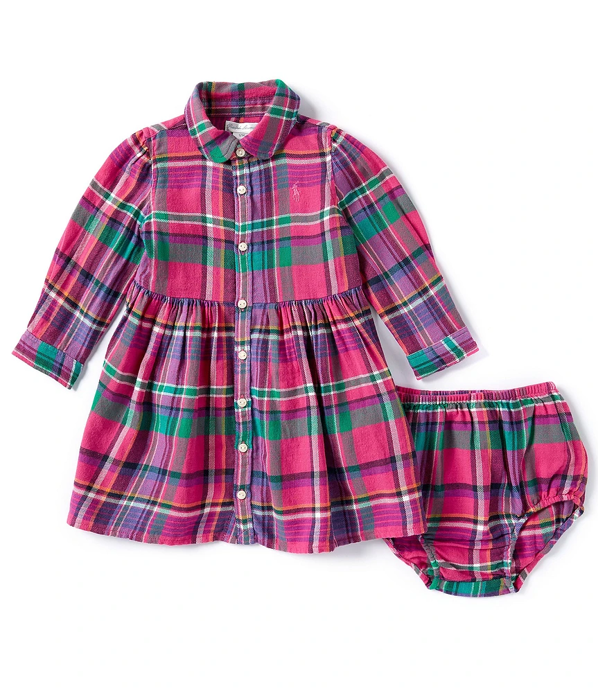 Ralph lauren plaid dress baby online