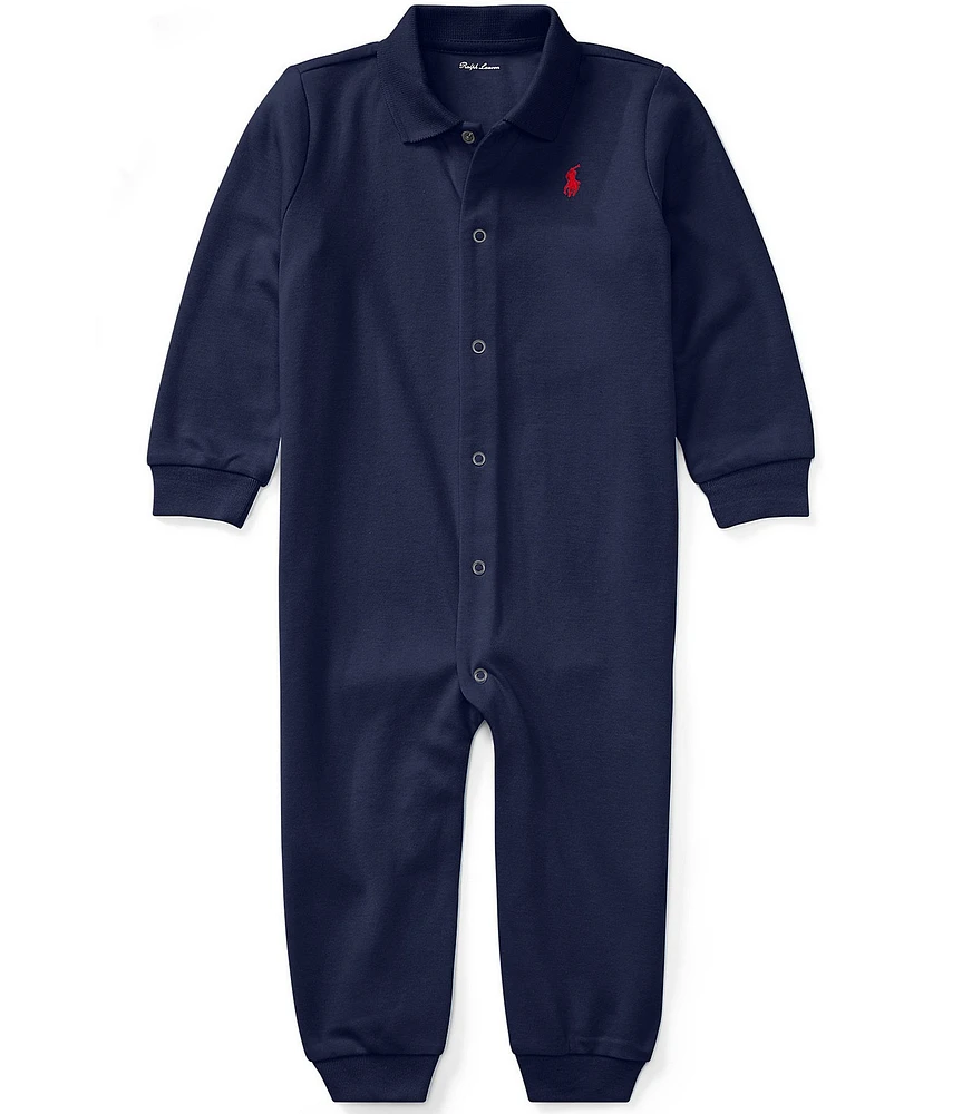 Ralph Lauren Baby Boys Classic Coverall | Brazos Mall