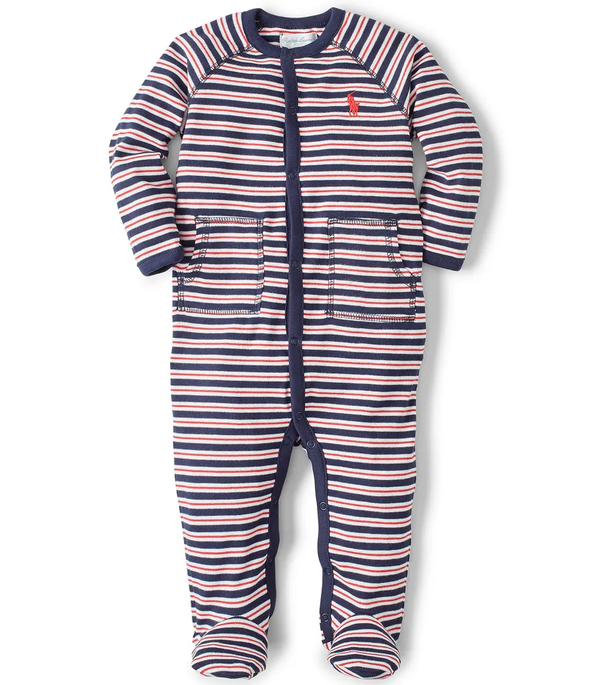 Ralph lauren coverall baby boy sale