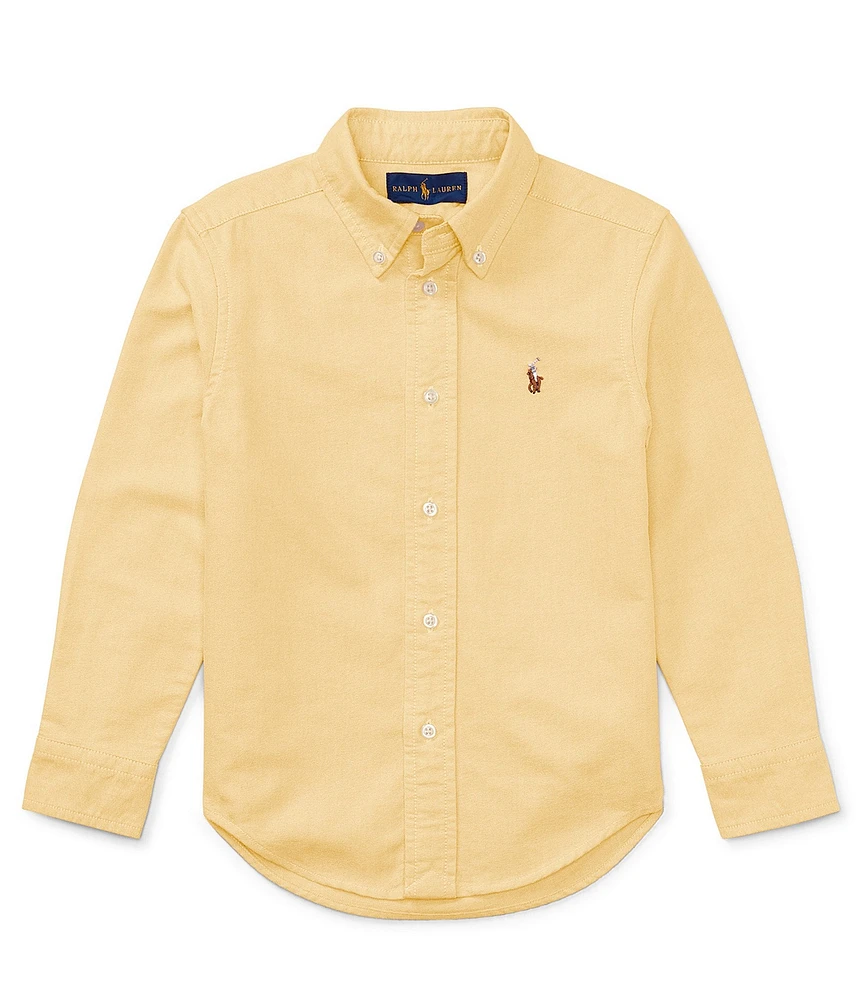 Polo Ralph Lauren Men's Garment-Dyed Oxford Shirt - Macy's