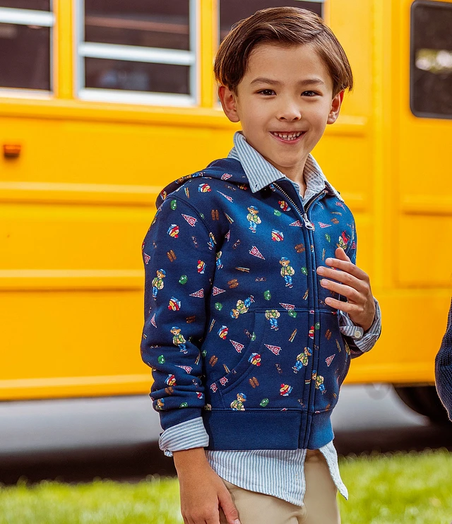 Polo Ralph Lauren Little Boys 2T-7 Striped Long-Sleeve