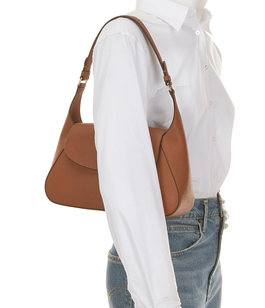 Lauren Ralph Lauren Schylar Crosshatch Medium Shoulder Bag at