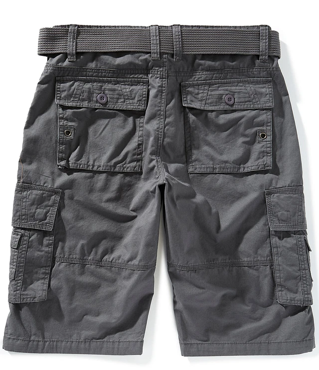 Request Jonah Belted Cargo 13#double; Inseam Shorts | The