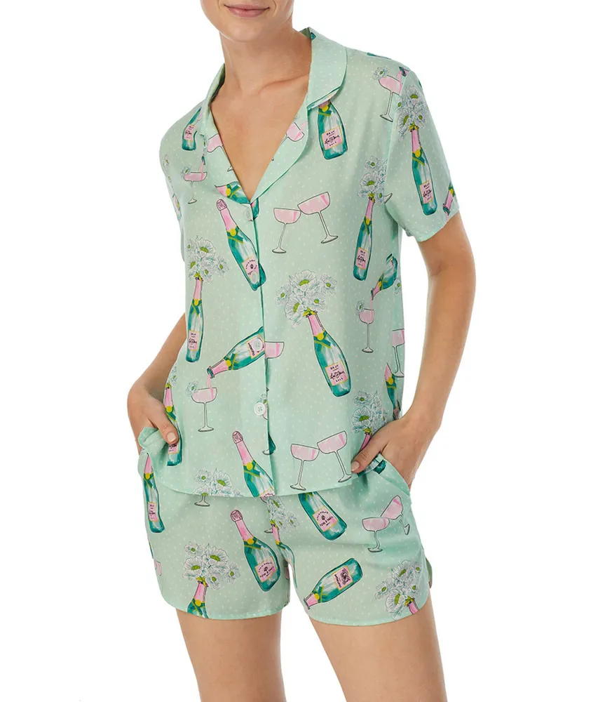 Suit Women Short Sleeve Shorts Pajamas Home Service