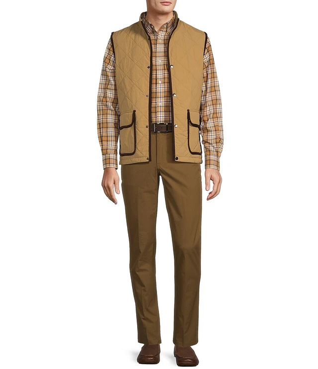 Roundtree & Yorke Quilted Leather Vest | The Shops at Willow