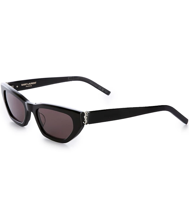 Saint Laurent Unisex SL592 47mm Rectangle Sunglasses | Brazos Mall